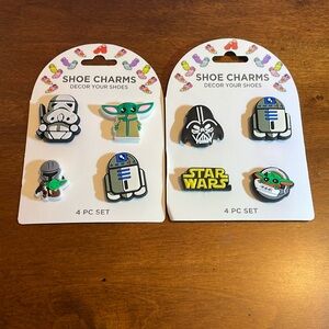Shoe Charms. Star Wars. 8 Charms. New.